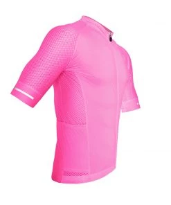ZOL CYCLING PINK BREATHABLE RACE FIT JERSEY (MEN'S)