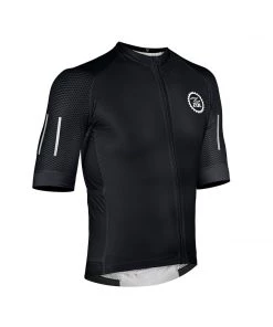 Z Zol CYCLING APPAREL Zol Cycling Black Breathable Race Fit Jersey (Men's)
