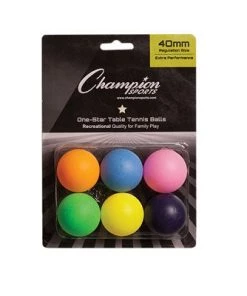 Carolina Sports Center CHAMPION SPORTS ONE STAR TABLE TENNIS NEON