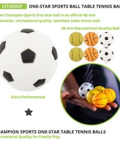 Carolina Sports Center CHAMPION SPORTS ONE STAR TABLE TENNIS BALLS SPORTS 8 Carolina Sports Center CHAMPION SPORTS ONE STAR TABLE TENNIS BALLS SPORTS