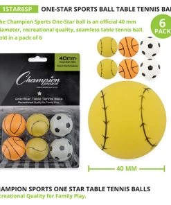 Carolina Sports Center CHAMPION SPORTS ONE STAR TABLE TENNIS BALLS SPORTS 9 Carolina Sports Center CHAMPION SPORTS ONE STAR TABLE TENNIS BALLS SPORTS