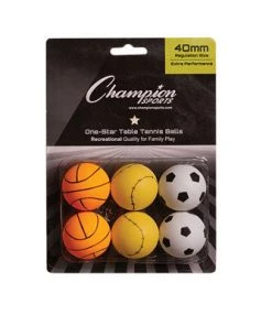 Carolina Sports Center CHAMPION SPORTS ONE STAR TABLE TENNIS BALLS SPORTS
