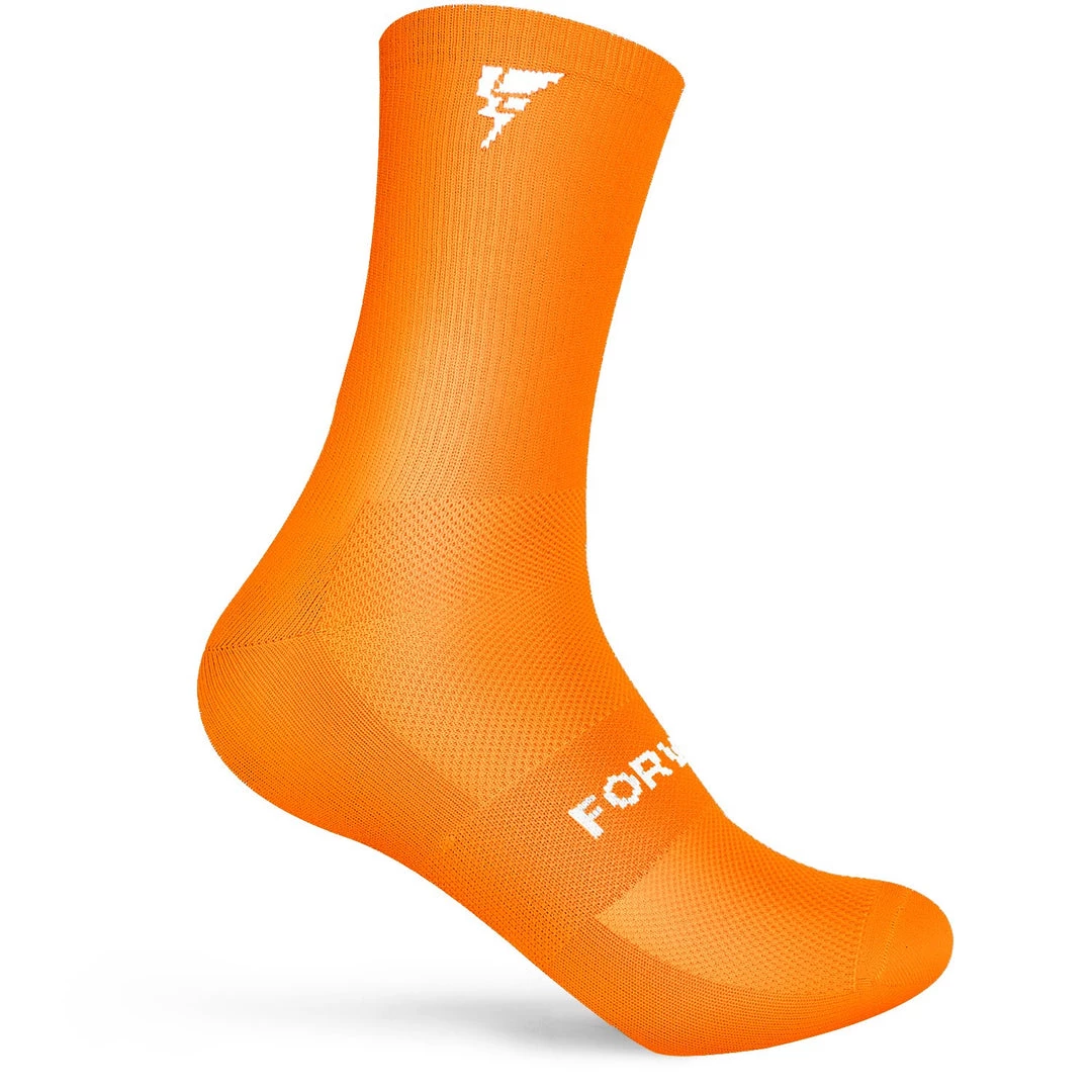 Z Zol Forward Lightning Cycling Socks (Orange) CYCLING APPAREL 3 Z Zol Forward Lightning Cycling Socks (Orange) CYCLING APPAREL