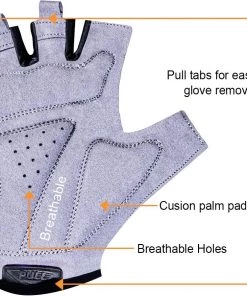 Zol Tour Cycling Gloves Half Finger Breathable Comfort Pads
