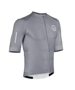 Z ZOL CYCLING APPAREL Zol Cycling Grey Breathable Race Fit Jersey (Men's)