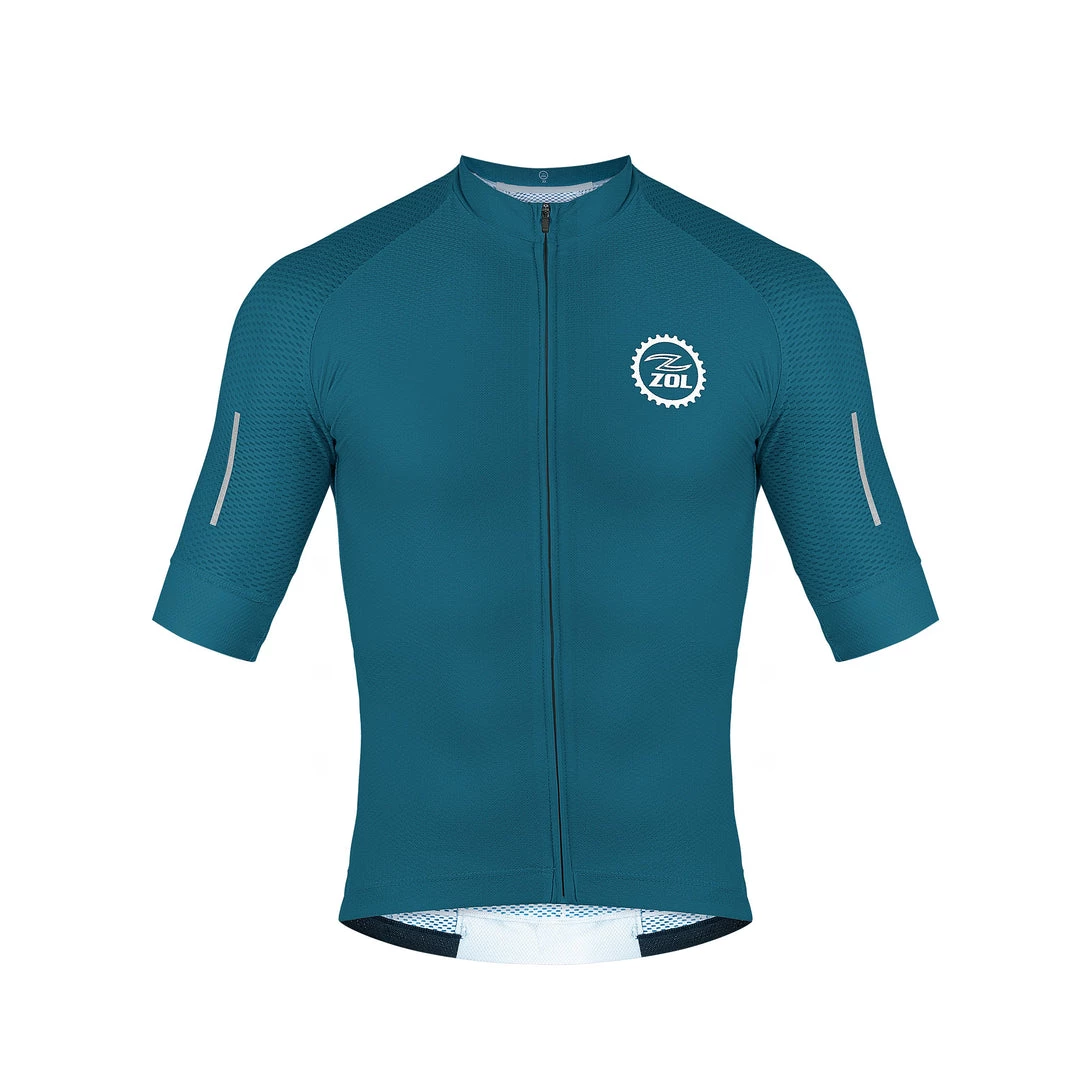 Z Zol Zol Cycling Green Breathable Race Fit Jersey (Men's) CYCLING APPAREL 3 Z Zol Zol Cycling Green Breathable Race Fit Jersey (Men's) CYCLING APPAREL