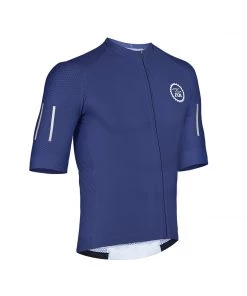 Z Zol CYCLING APPAREL Zol Cycling Blue Breathable Race Fit Jersey (Men's)