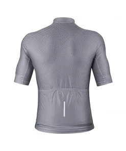 Z ZOL CYCLING APPAREL Zol Cycling Grey Breathable Race Fit Jersey (Men's)