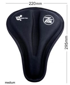 SADDLES Zol Anti Slip Bike Saddle Cover With Memory Foam Compatible With Peloton Bike