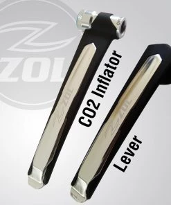 Z ZOL Zol 2 In 1 Aluminum Bicycle Tire Lever And CO2 Valve Tire Inflator Lever With Rim Protector Cycling Repair Tools