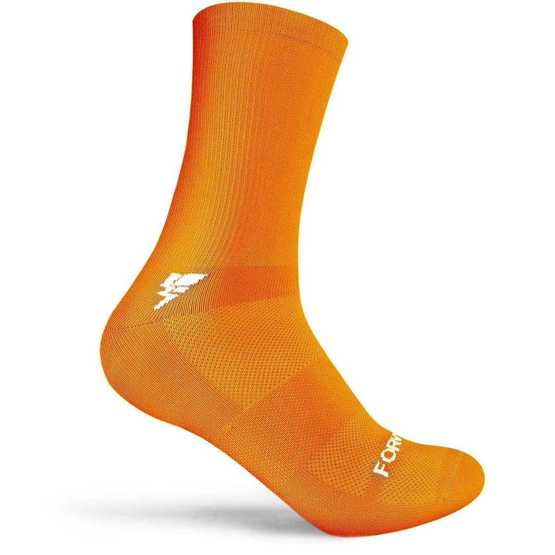 Z Zol CYCLING APPAREL Forward Runner Cycling Socks (Orange) 3 Z Zol CYCLING APPAREL Forward Runner Cycling Socks (Orange)