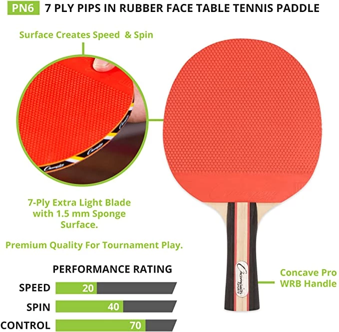 Carolina Sports Center TABLE TENNIS CHAMPION SPORTS PRO 6 PN6 4 Carolina Sports Center TABLE TENNIS CHAMPION SPORTS PRO 6 PN6