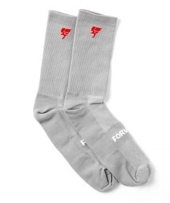 Generic CYCLING APPAREL Forward Lightning Cycling Socks (Grey)
