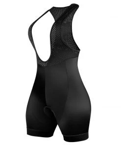 Z ZOL Zol Cycling Black Women's Bib Short With Memory Foam 8 Hour Pad