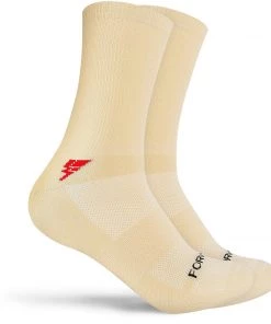 Z Zol Forward Runner Cycling Socks Sport Crew (Beige)