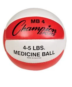 Carolina Sports Center CHAMPION SPORTS MB4 LEATHER MEDICINE BALL TRAINING EQUIPMENT
