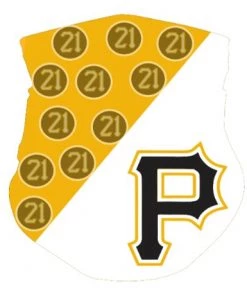 Carolina Sports Center FACE MASK CSC SUBLIMATED CLEMENTE/PIRATES NECK GAITER