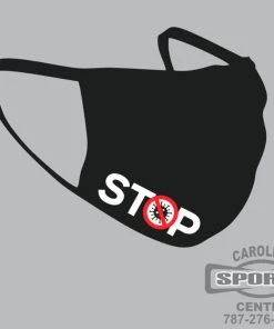 Carolina Sports Center FACE MASK 6821 BLACK WITH LOGO