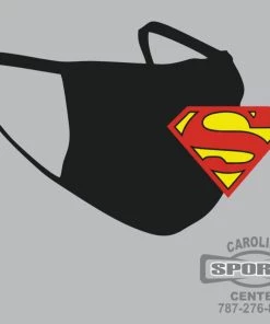 Carolina Sports Center FACE MASK 6821 BLACK WITH LOGO