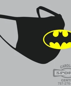 Carolina Sports Center FACE MASK 6821 BLACK WITH LOGO