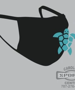 Carolina Sports Center FACE MASK 6821 BLACK WITH LOGO