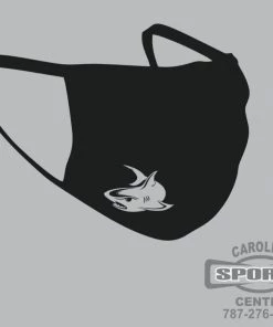 Carolina Sports Center FACE MASK 6821 BLACK WITH LOGO