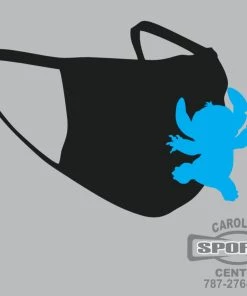 Carolina Sports Center FACE MASK 6821 BLACK WITH LOGO