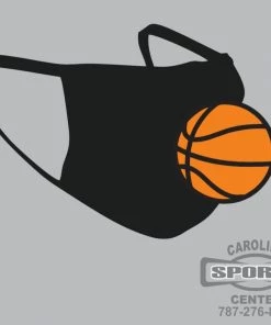Carolina Sports Center FACE MASK 6821 BLACK WITH LOGO