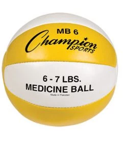 Carolina Sports Center CHAMPION SPORTS MB6 LEATHER MEDICINE BALL