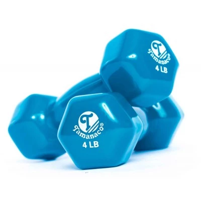 Carolina Sports Center TAMANACO VINYL DUMBBELL 4LB TRAINING EQUIPMENT 3 Carolina Sports Center TAMANACO VINYL DUMBBELL 4LB TRAINING EQUIPMENT