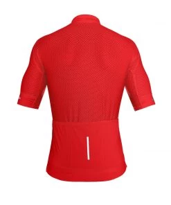 CYCLING APPAREL ZOL CYCLING RED BREATHABLE RACE FIT JERSEY (MEN'S)