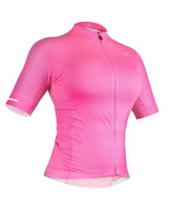 Z ZOL Zol Cycling Neon Pink Breathable Race Fit Jersey (Women)