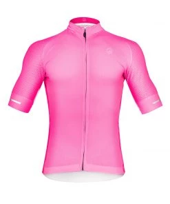 ZOL CYCLING PINK BREATHABLE RACE FIT JERSEY (MEN'S)