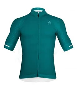 ZOL CYCLING GREEN BREATHABLE RACE FIT JERSEY (MEN'S)