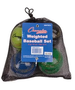 Carolina Sports Center CHAMPION SPORTS WEIGHTED BASEBALL SET