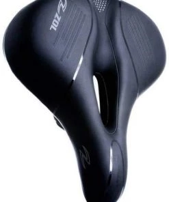 Zol City Black Bike Saddle Prostatic Memory Foam