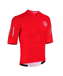 Z Zol Zol Cycling Red Breathable Race Fit Jersey (Men's)
