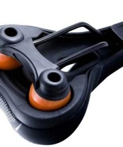 Zol City Black Bike Saddle Prostatic Memory Foam