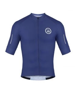 Z Zol CYCLING APPAREL Zol Cycling Blue Breathable Race Fit Jersey (Men's)