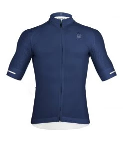 ZOL CYCLING BLUE BREATHABLE RACE FIT JERSEY (MEN'S) (Blue, XLarge)