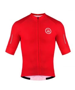 Z Zol Zol Cycling Red Breathable Race Fit Jersey (Men's)