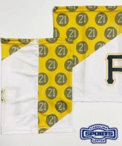 Carolina Sports Center FACE MASK CSC SUBLIMATED CLEMENTE/PIRATES NECK GAITER