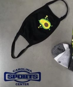 Carolina Sports Center FACE MASK 6821 BLACK WITH LOGO
