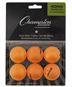 Carolina Sports Center CHAMPION SPORTS TABLE TENNIS BALLS PK 6