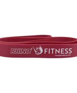 Carolina Sports Center TRAINING EQUIPMENT RHINO STRECH TRAINING BAND HEAVY RED